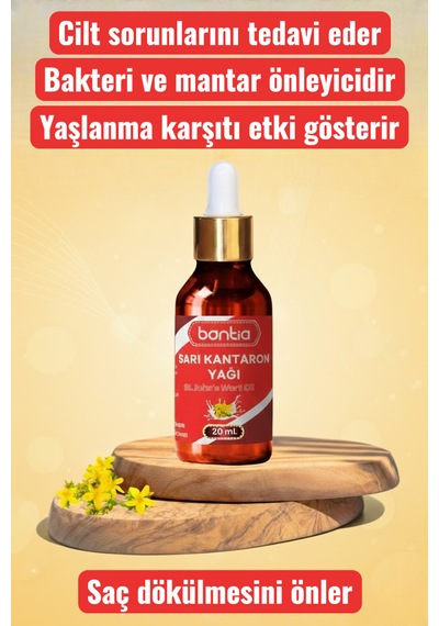 Sarı Kantaron Yağı 20 Ml Zeytinyağı Maserasyon, Eklem & Kas , Yara Tahriş  20 ML