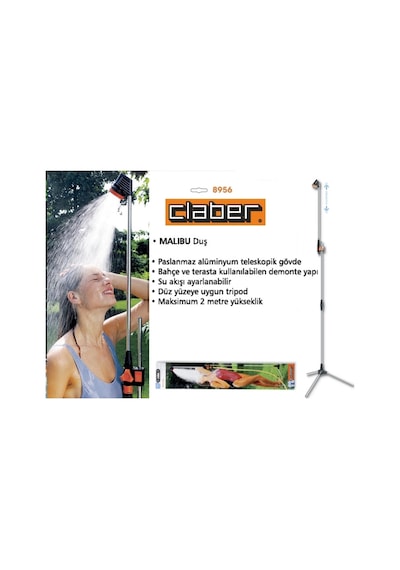 Claber 8956 Malıbu 3 Ayaklı Duş
