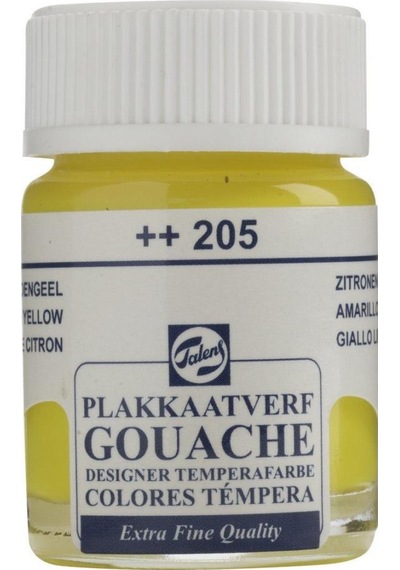 Talens Guaj Boya Cam Şişe 16Ml 205 Lemon Yellow Sarı