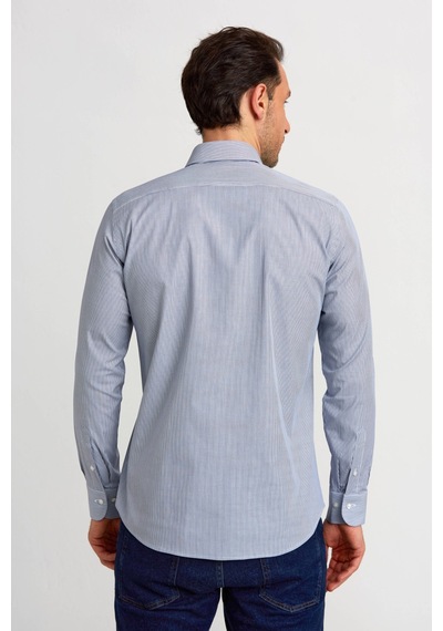 Bisse Erkek Regular Fit Klasik Gömlek Lacivert Gm23k232013 D39 Lacivert