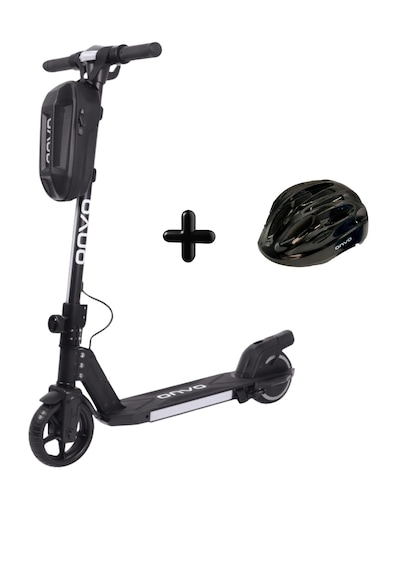 Onvo Kx-01 Siyah 150 W Çocuk Elektrikli Scooter Kasklı
