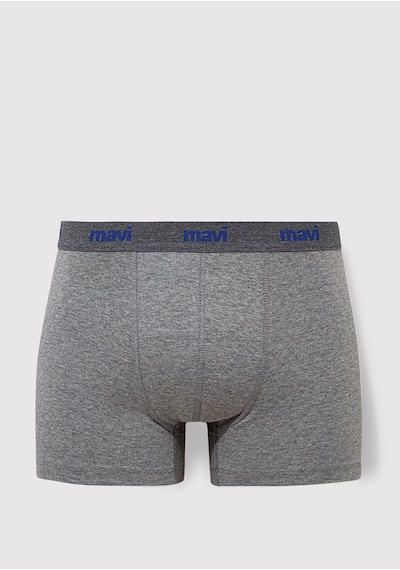Mavi - Gri Basic Boxer 0911180-83096 Gri