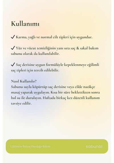 Amla Sabunu 3 Adet - Saç Ve Sakal Bakımına Uygun Doğal Sabun