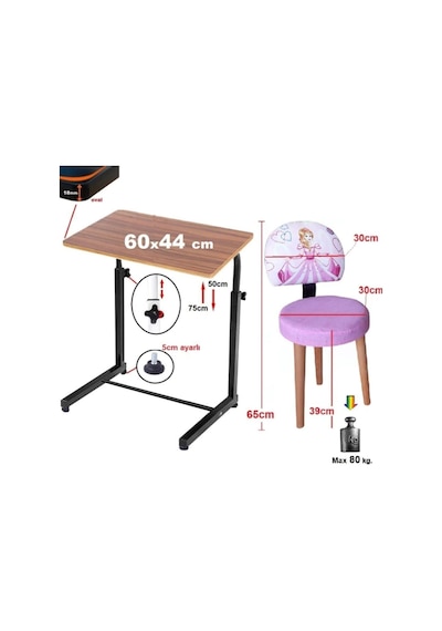 Depolife Prenses Sindirella Desenli Ilk Okul Çocuk Ders Çalışma Faliyet Sandalye Masa Takımı Çocuk Odası Seti Çok Renkli Depolife Prenses Sindirella Desenli Ilk Okul Çocuk Ders Çalışma Faliyet Sandalye Masa Takımı Çocuk Odası Seti Çok Renkli