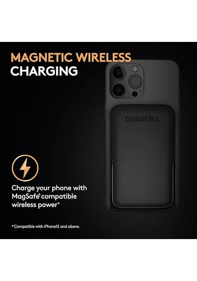 Manyetik Powerbank 5000 Mah Magsafe Uyumlu Kablosuz Şarj Cihazı 7,5 W, 12 W Usb-c Hızlı Şarj, İphone 12 13 14 1
