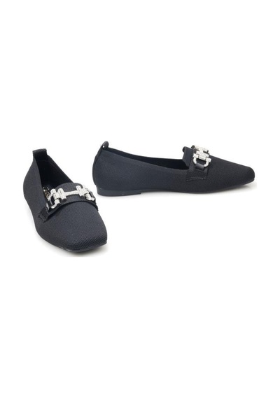 Pierre Cardin Papuçcity Sprs 03400 Kadın Günlük Keten Babet Sıyah