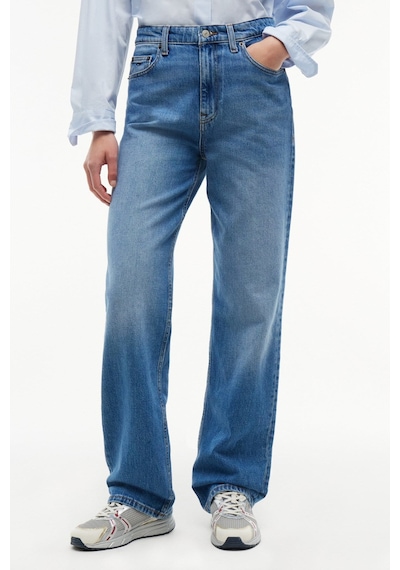Tommy Hilfiger Layla Yüksek Bel Düz Kesim Kadın Mavi Jean Bj0133-16110