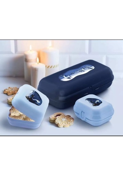 Tupperware Tupperware Öğle Yemeği Sandığı Seti 228088627 MAvi