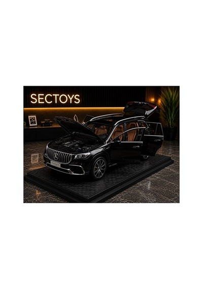 Mercedes Glc 63 Siyah Diecast Model Araba Açılan Kapılar 1:24 Mercedes Benz Glc 63 Model Araba