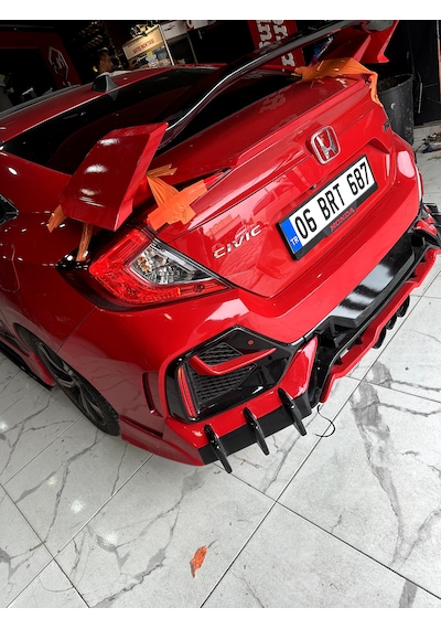 Honda Fc5 Typer Tampon Arka Köşeler--fibersan Tuning 0000