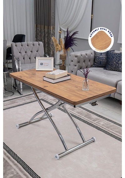 Juppo Üst Tabla Mdf Efesçam Oval Köşe Alt Krom Dışa K