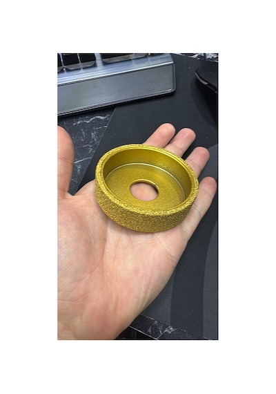 Senbang Elmas Kaplama Düz Pah Kırma Aparatı 70 Mm M14 Uyumlu Mermer Granit Seramik Taş Kenar Düzeltme Frezesi
