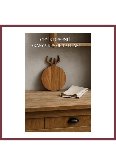 Storeşahin Akasya Kesme Tahtası & Sunum Tahtası 21x32x1,5 Cm Shn0720