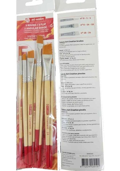 Talens Art Creation Multi Teknik Fırça Seti 8'li Set - F / Rt9099