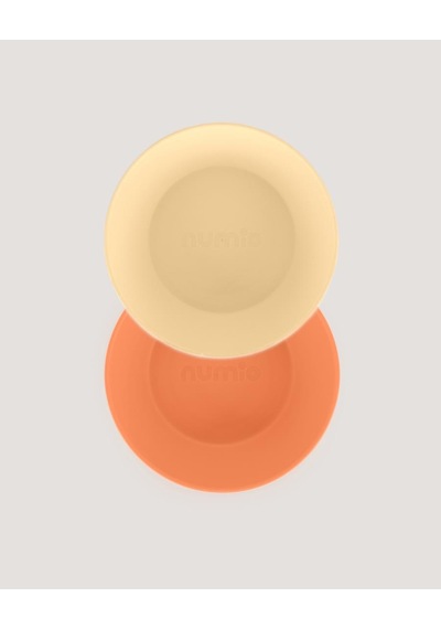 Yuvarlak Bebek Mama Tabağı 2'li Set Peach - Vanillia