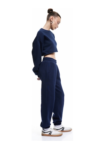 Koton Şardonlu Cepli Beli Lastikli Oversize Jogger Eşofman Altı Lacivert 6wal40017ık Lacivert Koton Şardonlu Cepli Beli Lastikli Oversize Jogger Eşofman Altı Lacivert 6wal40017ık Lacivert