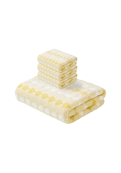 Aileler Ve Misafirler İçin Uygun Dayanıklı Ve Uzun Ömürlü Mikrofiber Malzemeli 4 Adet Banyo Havlusu Orange Diğer