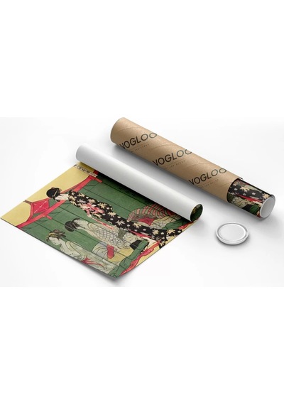 Çerçevesiz Poster Japon Kültürünün Dokusu