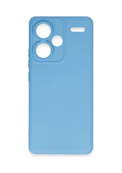 Xiaomi Redmi Note 13 Pro Plus Kılıf Nano İçi Kadife Silikon - Mavi -