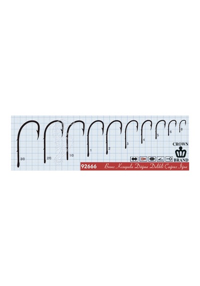 Crown Olta İğnesi 92666 No:8 100lü