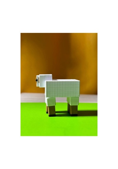Minecraft Hareketli Koyun Figürü