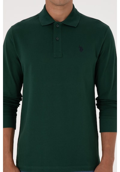 U.s. Polo Assn. Erkek Koyu Yeşil Sweatshirt 50307688-vr079 Koyu Yesıl