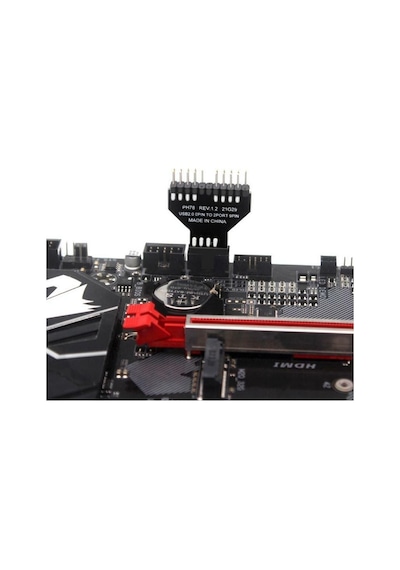 5089 9 Pin Anakart Usb Rgb Uzatma kablosu Çoklayıcı Çevirici
