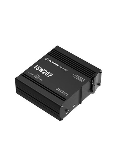 Teltonika Tsw202 8 Port Gigabit Poe+ Yönetilebilir Endüstriyel Switch + 2 Sfp