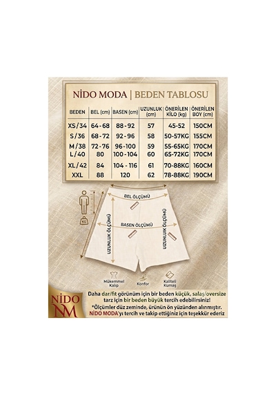 Nido Moda Mom Kalıp Denim Şort Siyah
