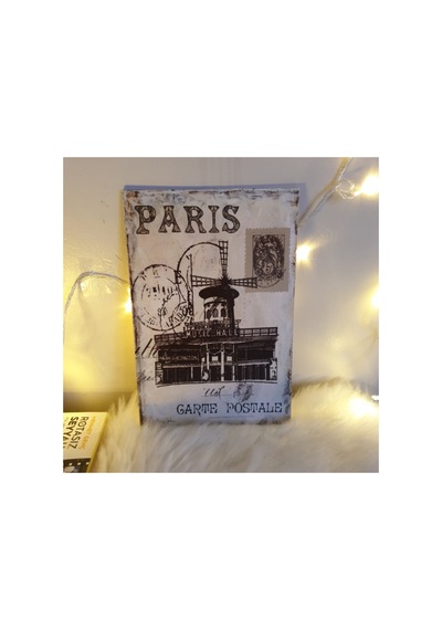 Paris Ahşap Poster