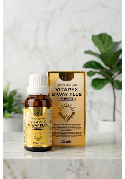 Gnb Vıtapex D-way Plus Vitamin D3 Ve Dha İçeren Takviye Edici Gıda 30 Ml
