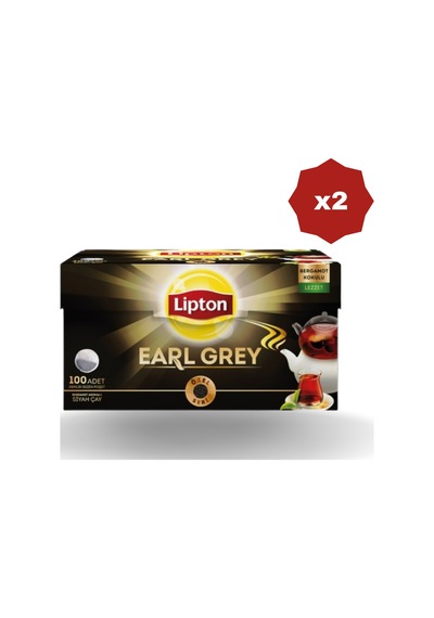 Lipton Early Grey Demlik Poşeti 100 Lü 3.2 Gr - 2 Adet