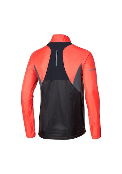 Mizuno Aero Jacket Erkek Yağmurluk Turuncusiyah Turuncu