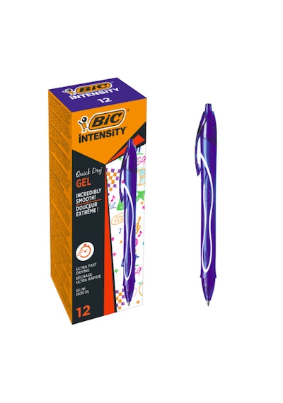 Bic Gelocity Hizli Kuruyan Jel Kalem 12'Li Kutu Mavi