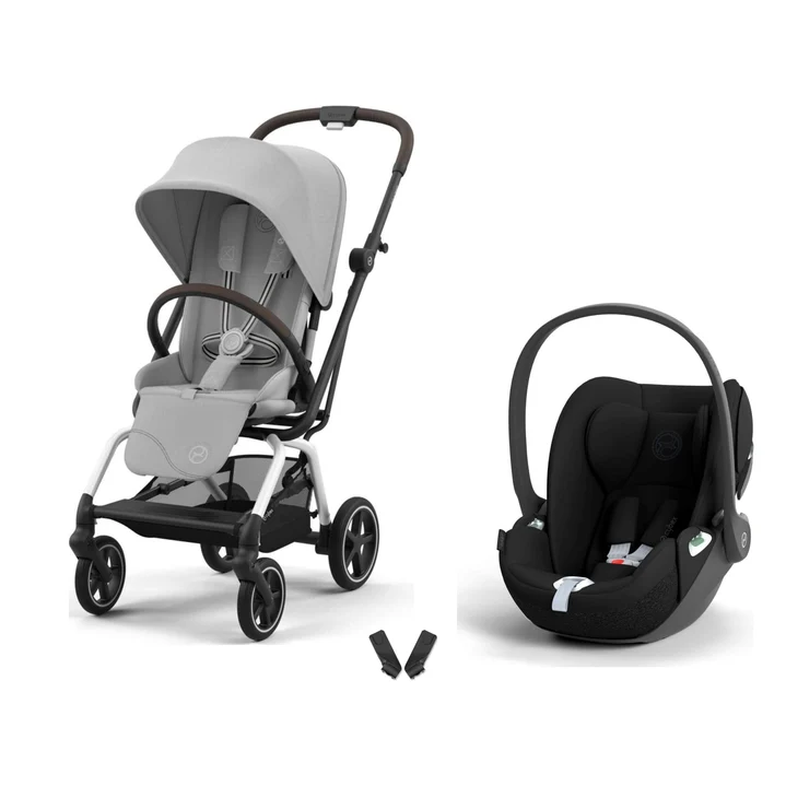 Eezy S Twist+2 Travel Sistem Fog Grey & Cloud T Sephia Black