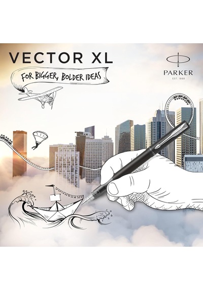 Parker Vector Xl Mat Dolma Kalem, Mat Siyah, M Uç Diğer
