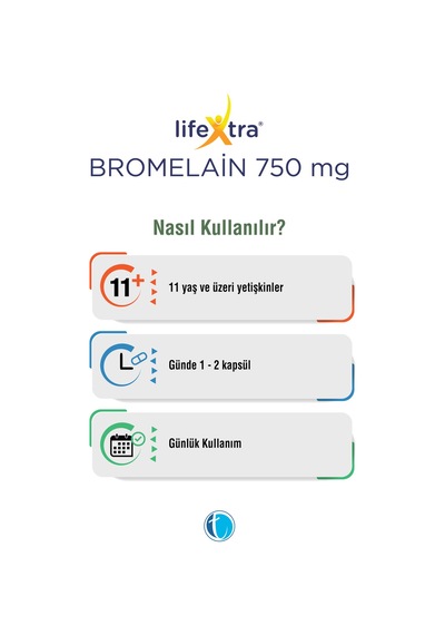 Lifextra Bromelain 60 Kapsül