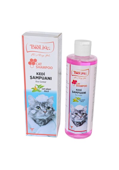 Biolive Çay Ağacı Özlü Kedi Şampuanı 200ml