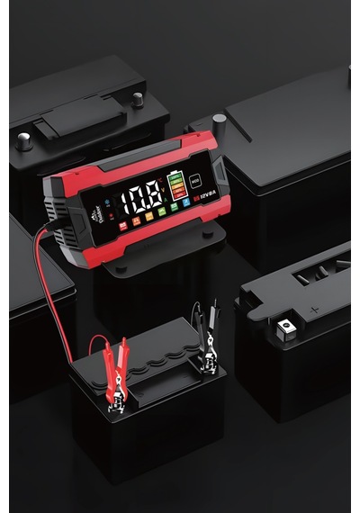 Auhma Aoc11 12v 8a Akıllı Akü Şarj Ve Onarım Cihazı Renkli Lcd Ekran, Pulse Repair, Lifepo4 / Agm