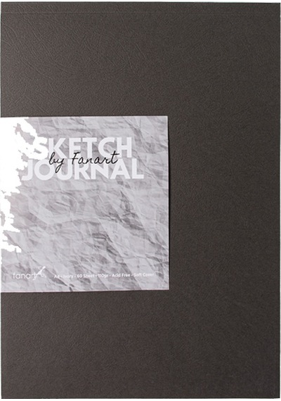 Fanart Academy Sketch Journal 110 Gr 60 Yp A4 Gri 8661