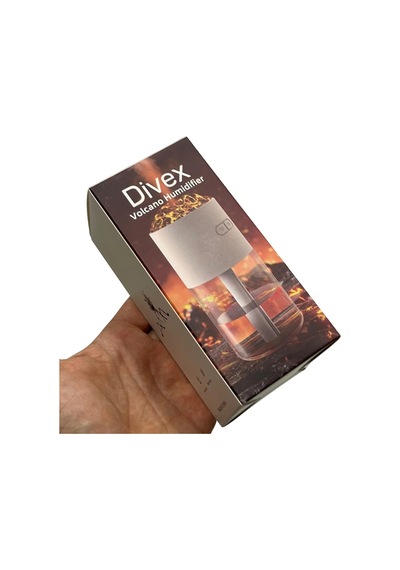 Divex Yanardağ Görünümlü Hava Nemlendirici Volcano Humidifier Pembe H-42