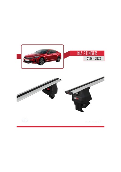 Kia Stinger 2018-2023 Arası İle Uyumlu Ace-4 Ara Atkı Tavan Barı Gri