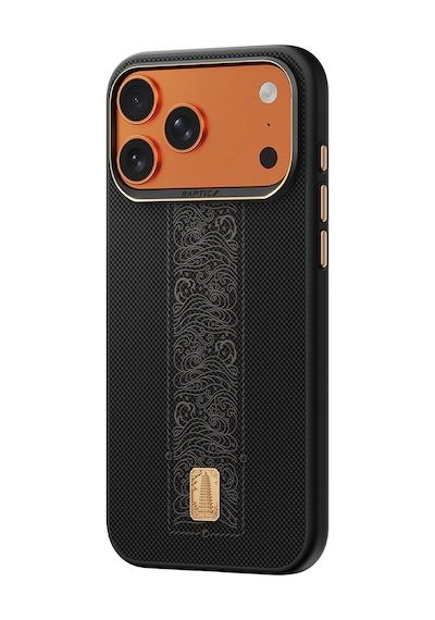İphone 17 Pro Uyumlu Kılıf M-safe Şarj Özellikli Raptic Aramid Dual Rise Serisi Kapak Siyah