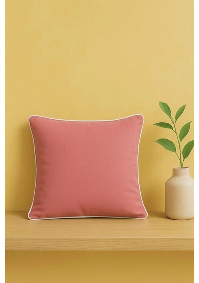 Pembe Kırlent Kılıfı 45x45 Dekoratif Modern Kırlent