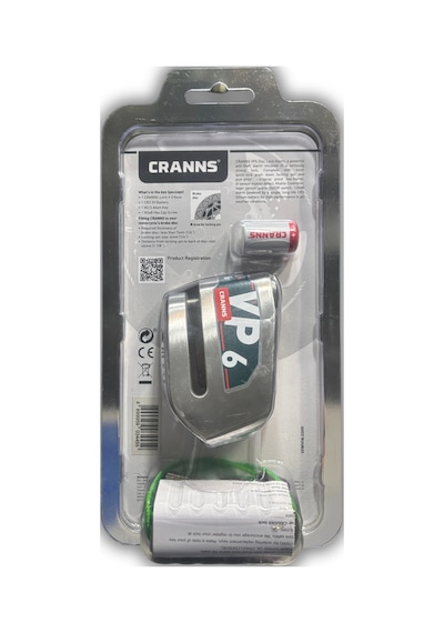 Cranns Vp6 Alarmlı Motosiklet Disk Kilidi Bluetooth Özellikli