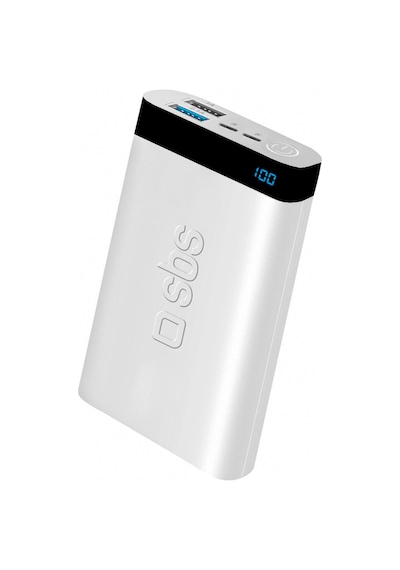 Sbs İntelligent Fast Charge 10.000mAh Led 2M Type-C Powerbank