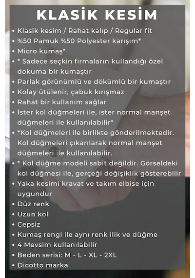 Dicotto Kahverengi Rahat Kesim Micro Kumaş Kol Düğmeli Regular Fit Erkek Gömlek - 190-11 001