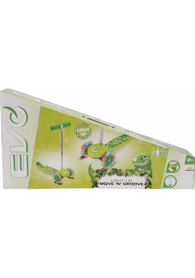 Evo Scooter 3tkr Dino Move N Groove Işık Yeşil