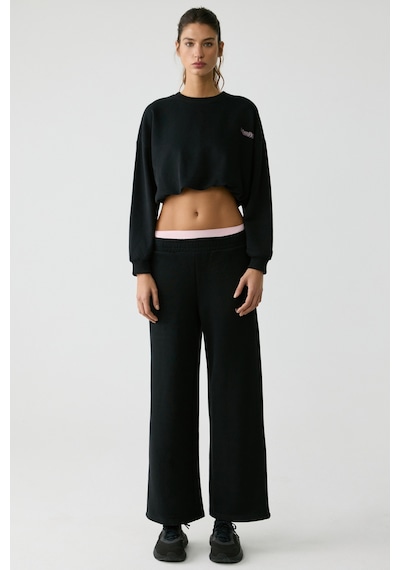 Urban Beat Mıcha Kadın Siyah Sweatshirt Siyah