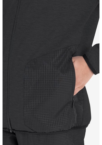 Lescon Siyah Çocuk Fermuarlı Kapüşonlu Sweatshirt 23n-3101